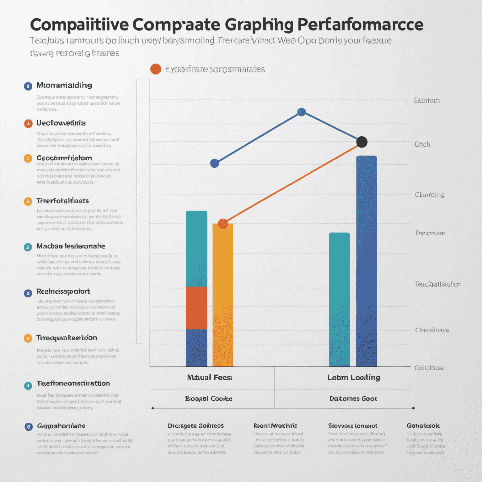 Gráfico comparativo mostrando mejoras de rendimiento utilizando técnicas como memoización, lazy loading, Web Workers y optimización del DOM